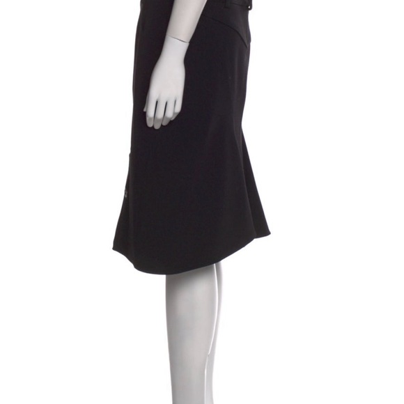 Genuine Bottega Veneta black skirt 6 M 42 NWT new with tags $850 women’s medium - Picture 2 of 4